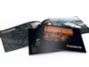 заказать печать 1 000 брошюр «А4», альбомная ориентация, 8 страниц