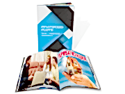 заказать печать 5 000 брошюр «А5», книжная ориентация, 12 страниц