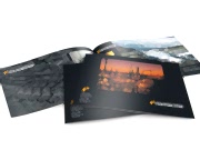 заказать печать 50 брошюр «А4», альбомная ориентация, 8 страниц