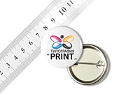 заказать печать 50 значков закатных, круглые, диаметр 38 мм., сублимационная печать