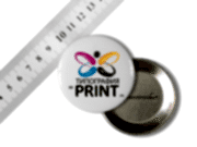 заказать печать 150 значков закатных, круглые, диаметр 56 мм., сублимационная печать