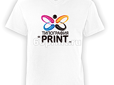 заказать печать 30 белых взрослых футболок, сублимационная печать