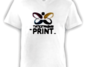 заказать печать 75 белых взрослых футболок, сублимационная печать