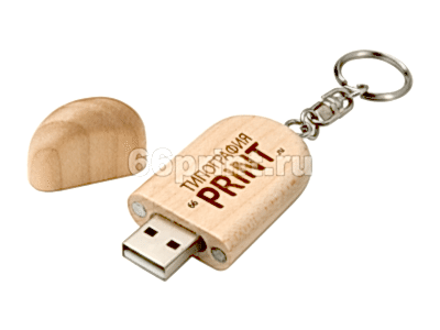 заказать печать 10 Флэшек «Bamboo» 8 Гб с гравировкой