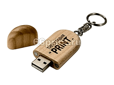 заказать печать 100 Флэшек «Bamboo» 8 Гб с гравировкой