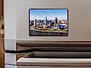 заказать печать 250 магнитов «100х70 мм», белый ПВХ пластик, магнитный винил 0.3 мм