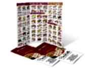 заказать печать 15000 буклетов «140х297 мм», в развороте 420х297 мм,  бумага 115 г/м², 2 фальца