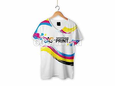 заказать печать 100 детских футболок с полной запечаткой