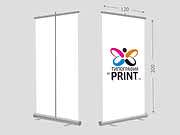 заказать печать Ролл ап 120х200 см. (конструкция + баннер с печатью 1440 dpi)