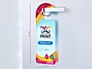 заказать печать 24 000 ярлыков на ручку двери, форма № 2, «297х103 мм», 4+4, бумага 150 г/м²