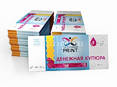 заказать печать 15000 листовок «Денежная купюра» полноцветная печать с одной стороны