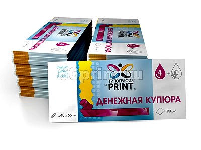 заказать печать 15000 флаеров «Денежная купюра», 4+0