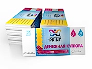 заказать печать 15 000 флаеров «Денежная купюра»