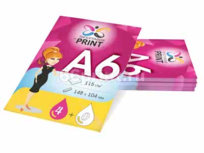 заказать печать 1000 флаеров «А6», 4+0