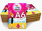 заказать печать 5000 флаеров «А6» ВХИ 80 г/м2, 4+0