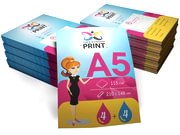 заказать печать 20 000 листовок «А5»