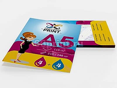 заказать печать 80 флаеров «А5»