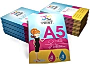 заказать печать 20 000 флаеров «А5»