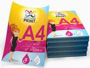 заказать печать 10000 листовок «А4», 4+0