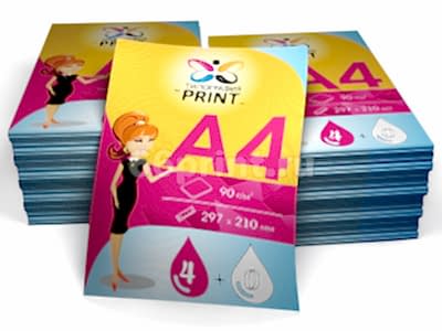 заказать печать 5000 листовок «А4» ВХИ 80 г/м2, 4+0