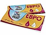 заказать печать 120 флаеров «Евро», 4+0