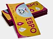 заказать печать 5000 флаеров «Евро», 4+0