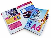 заказать печать 75 брошюр «А6», 4+4, бумага 115 г/м², книжная ориентация, 8 страниц