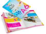 заказать печать 75 каталогов «А6», книжная ориентация, 16 страниц