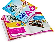 заказать печать 1 000 брошюр «А6», книжная ориентация, 16 страниц