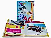 заказать печать 50 брошюр «А6», 4+4, бумага 115 г/м², книжная ориентация, 20 страниц