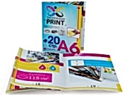 заказать печать 75 брошюр «А6», 4+4, бумага 115 г/м², книжная ориентация, 20 страниц