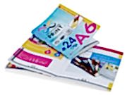 заказать печать 75 каталогов «А6», книжная ориентация, 24 страницы