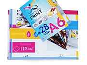 заказать печать 10 000 брошюр «А6», книжная ориентация, 28 страниц