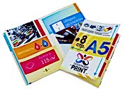 заказать печать 50 каталогов «А5», книжная ориентация, 8 страниц