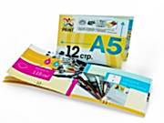 заказать печать 10 000 каталогов «А5», альбомная ориентация, 12 страниц