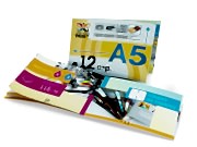 заказать печать 75 брошюр «А5», альбомная ориентация, 12 страниц