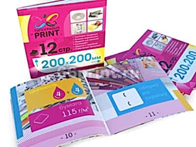 заказать печать 10 000 каталогов «200х200», 12 страниц