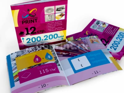 заказать печать 5 000 каталогов «200х200», 12 страниц