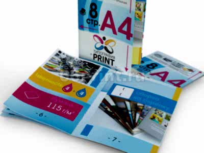 заказать печать 5 000 каталогов «А4», книжная ориентация, 8 страниц