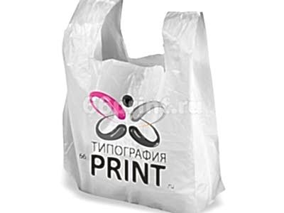 заказать печать 500 000 пакетов майка ПНД, 28/14 х 55, 17 мкм, цветность печати 2+0