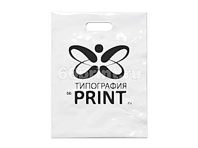 заказать печать 200 пакетов ПВД, 30х40, 70 мкм, цветность печати 1+0