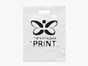 заказать печать 200 пакетов ПВД, 30х40, 70 мкм, цветность печати 1+0