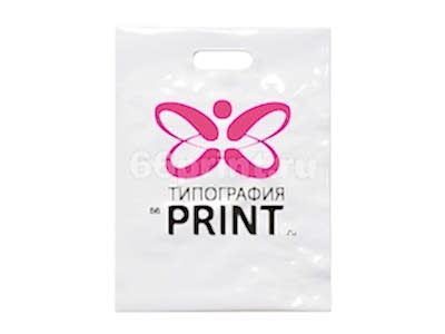 заказать печать 200 пакетов ПВД, 30х40, 70 мкм, цветность печати 2+0