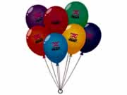 заказать печать 100 воздушных шаров, красочность печати 2+0