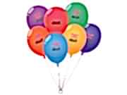 заказать печать 1000 воздушных шаров, красочность печати 2+0