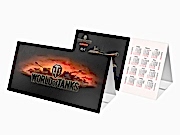 заказать печать 500 календарей-домиков с вырубкой  «210x100x60 мм.»