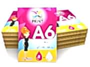 заказать печать 200 000 листовок «А6», бумага газетная 45 г/м2, красочность печати 4+0