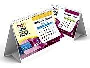 заказать печать 50 календарей-домиков перекидных «210x110x77 мм.» 7 листов, 4+4